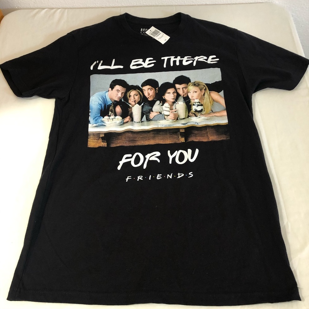 BoxLunch Friends TV series Men’s Large Black Graphic T-shirt
